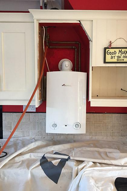 Boiler installation in Stamford
